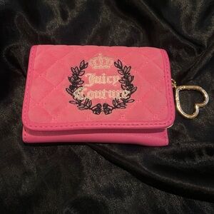 Juicy Couture Pink Quilted Wallet